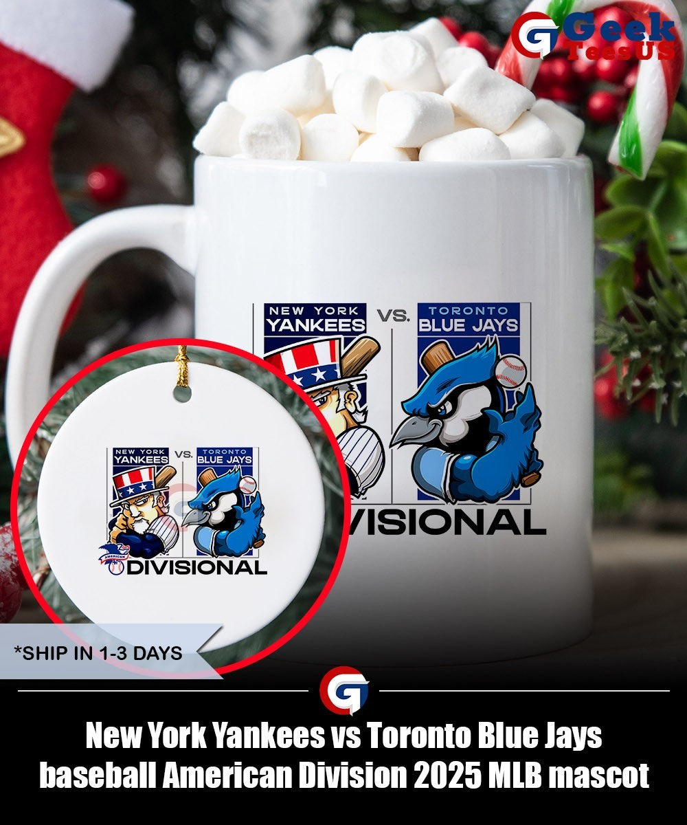 New York Yankees vs Toronto Blue Jays baseball American Division 2025 MLB mascot shirt Unisex , , , Long Sleeve Tee