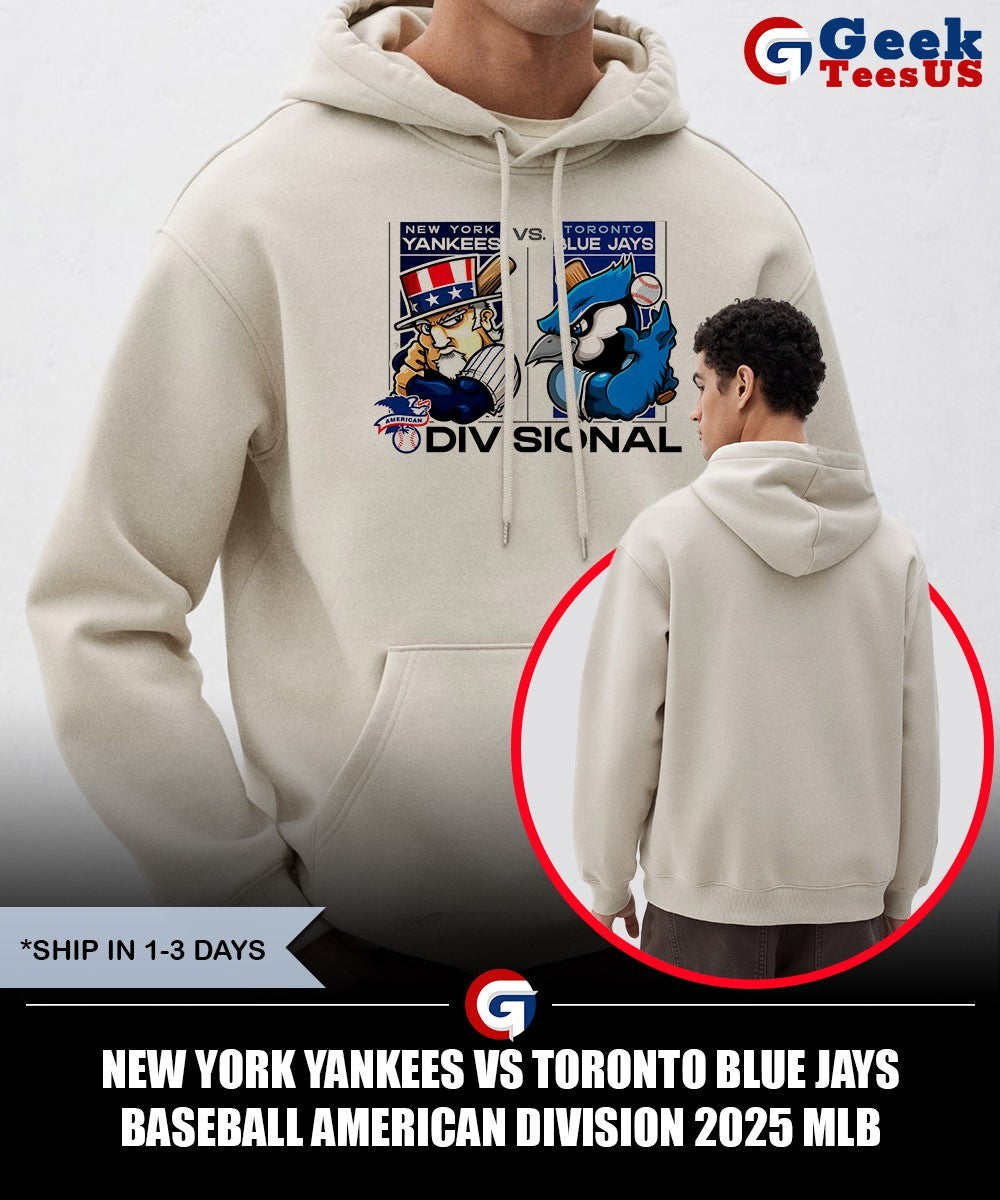 New York Yankees vs Toronto Blue Jays baseball American Division 2025 MLB mascot shirt Unisex , , , Long Sleeve Tee