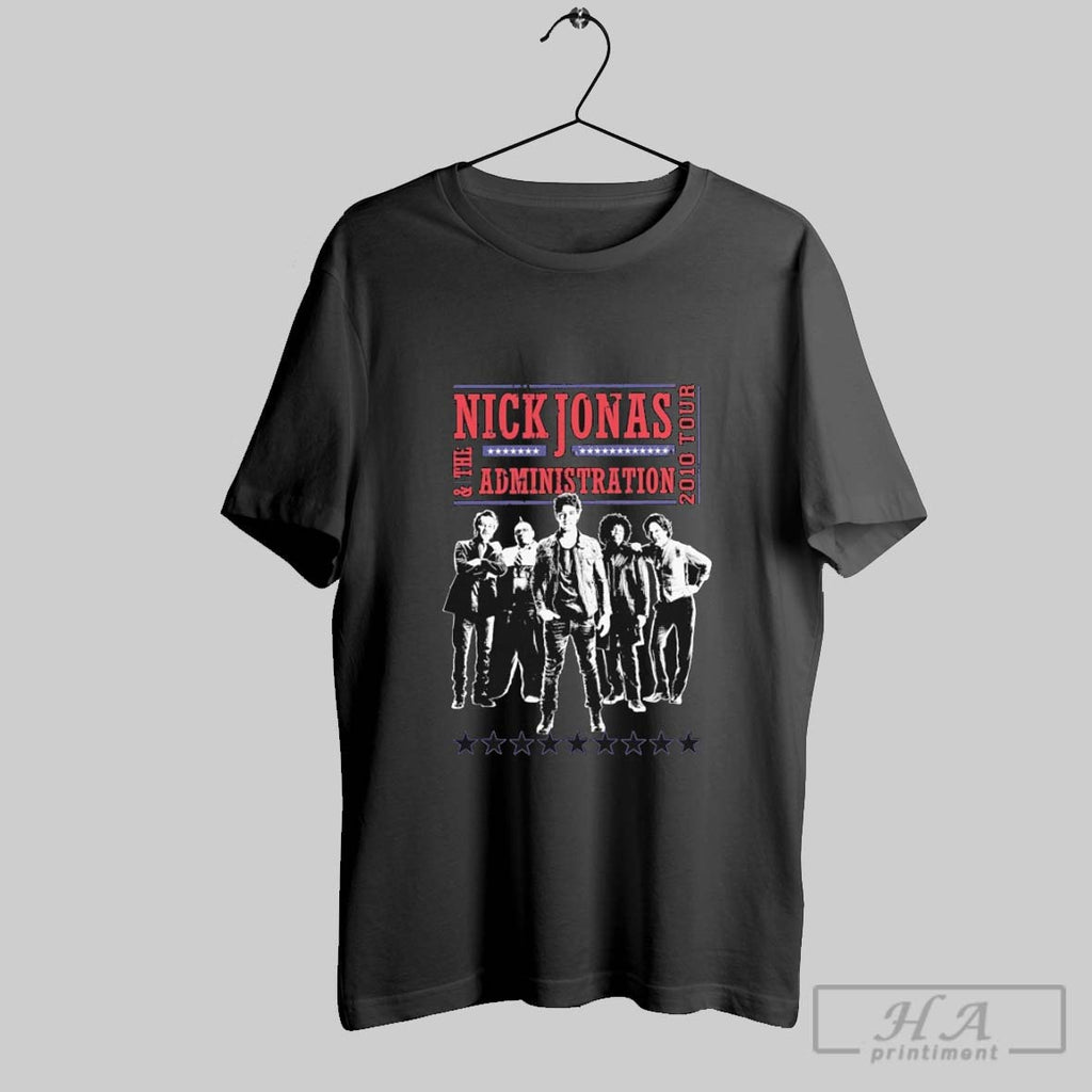 Nick Jonas And The Administration 2010 Tour T Shirts