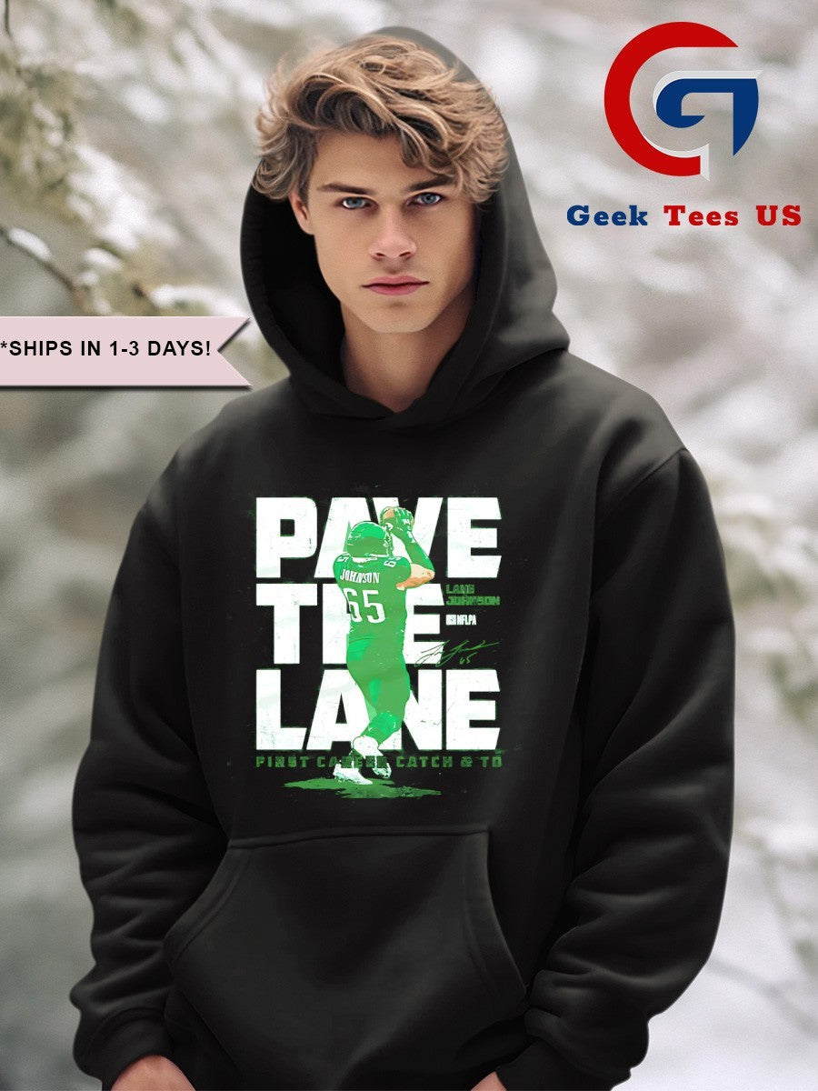 Nick Sirianni wearing Lane Johnson Philadelphia Pave The Lane signature shirt Unisex , , , Long Sleeve Tee