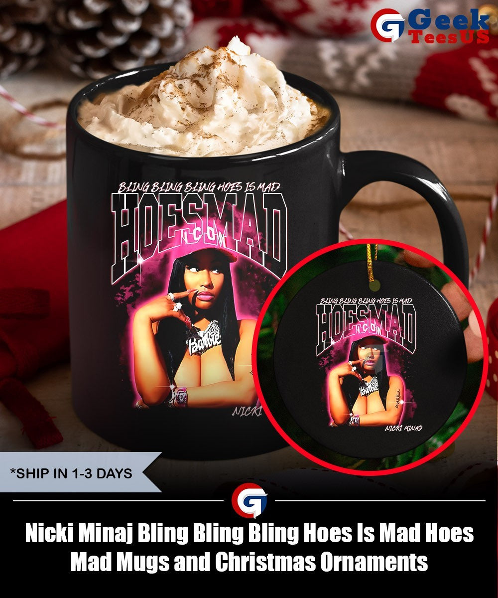 Nicki Minaj Bling Bling Bling Hoes Is Mad Hoes Mad shirt Unisex , , , Long Sleeve Tee