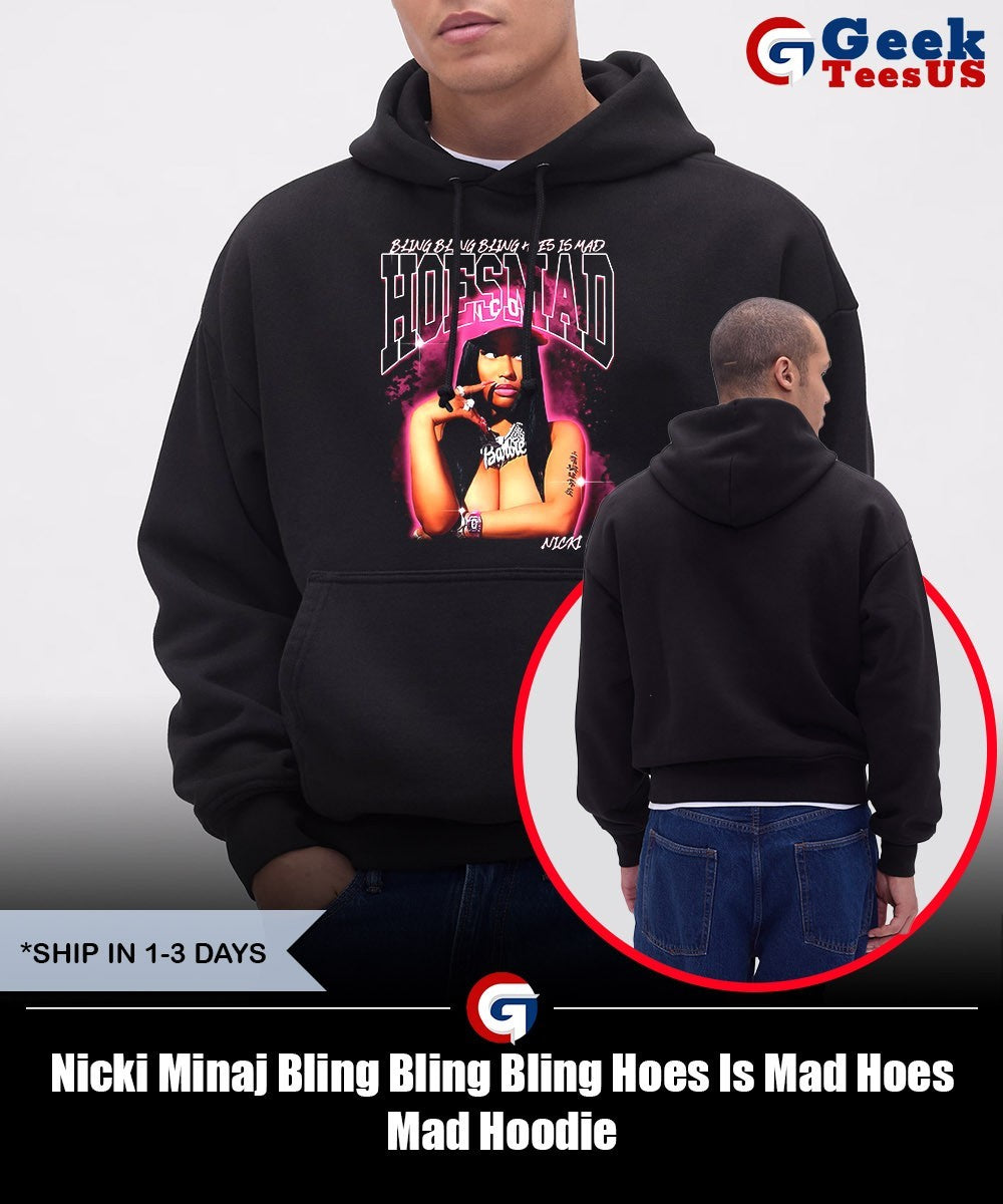 Nicki Minaj Bling Bling Bling Hoes Is Mad Hoes Mad shirt Unisex , , , Long Sleeve Tee