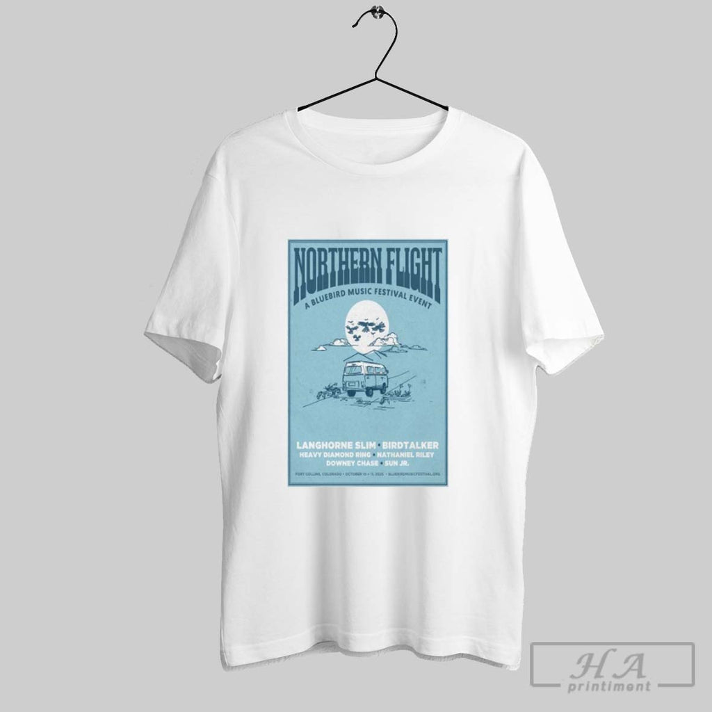 Northern Flight A Bluebird Music Festival Event Collins Co Oct 10 2025 T Shirts