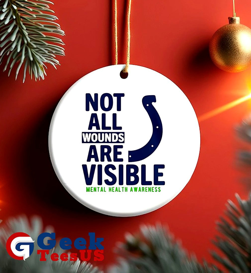 Not all wounds are visible Mental Health Indianapolis Colts football shirt Unisex , , , Long Sleeve Tee