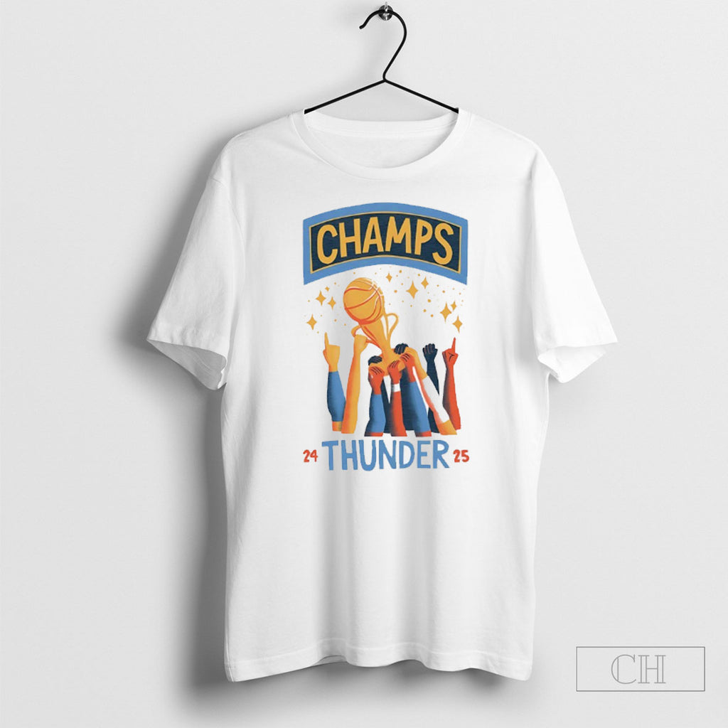 Okc Thunder Champs 24 25 Nba Shirts
