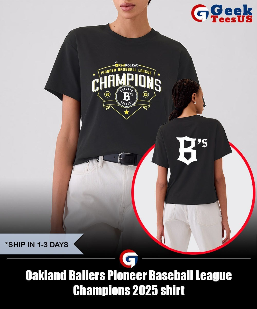Oakland Ballers Pioneer Baseball League Champions 2025 shirt Unisex , , , Long Sleeve Tee