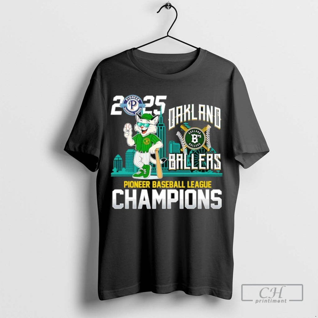Oakland Ballers Baseball Mascot Pioneer Baseball League Champions 2025
