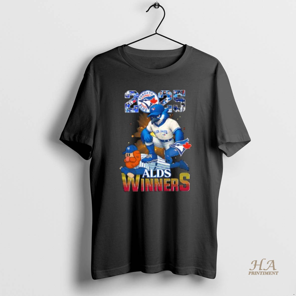 Official 2025 Alds Winners Toronto Blue Jays X New York Mets Tee