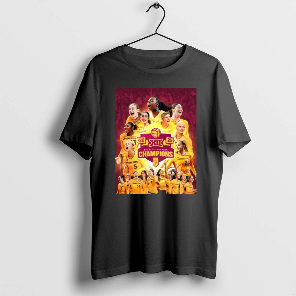 Official 2025 Back To Back Big 12 Conference Arizona Sun Devil Volleyball
