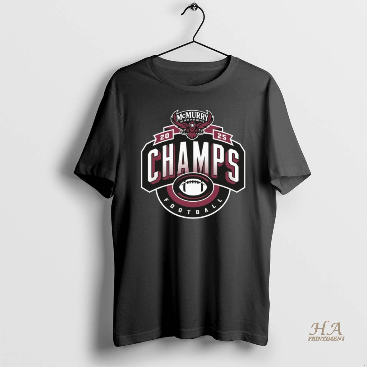 Official 2025 Champs Mcmurry Football Logo