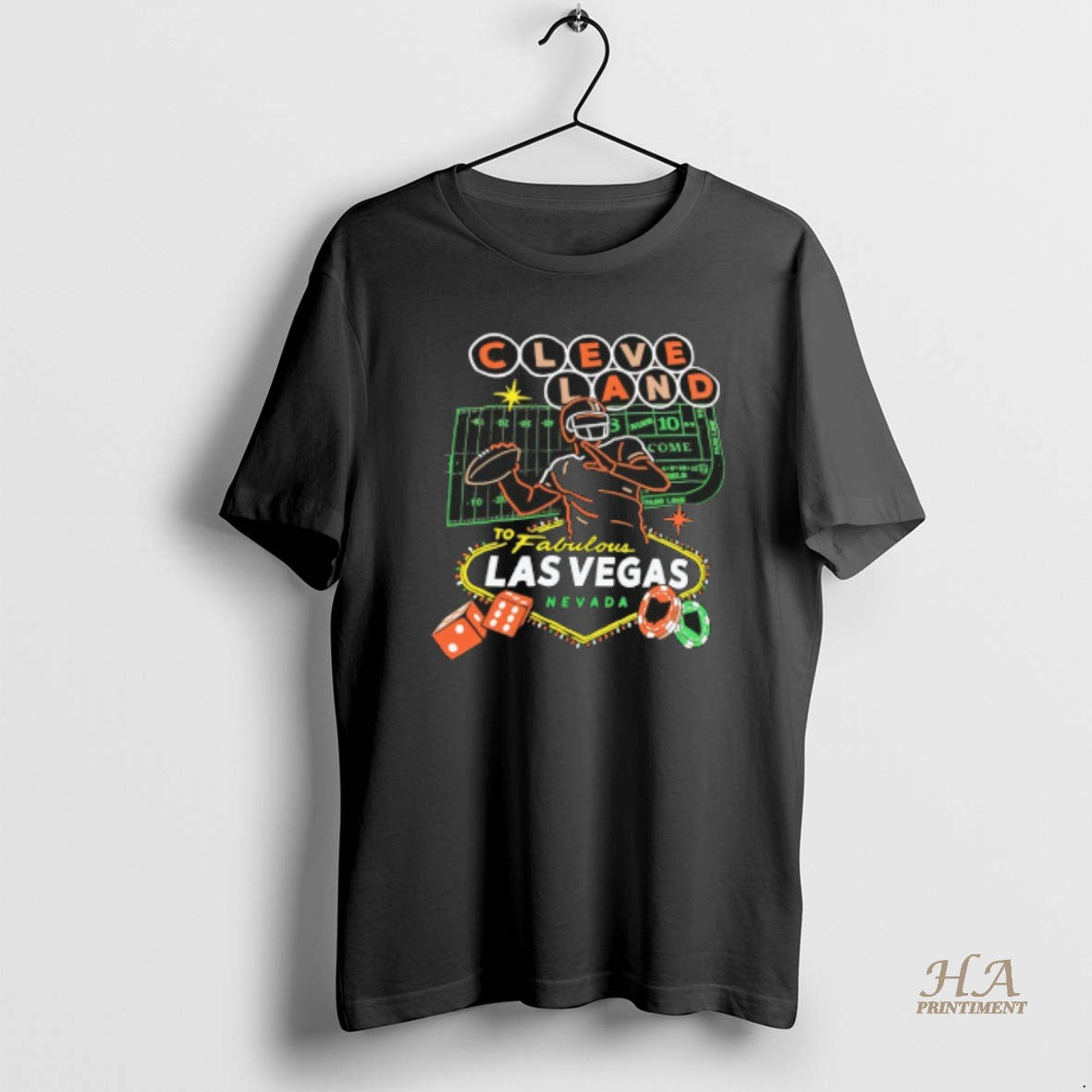 Official 2025 Cleveland To Fabulous Las Vegas Nevada Graphic
