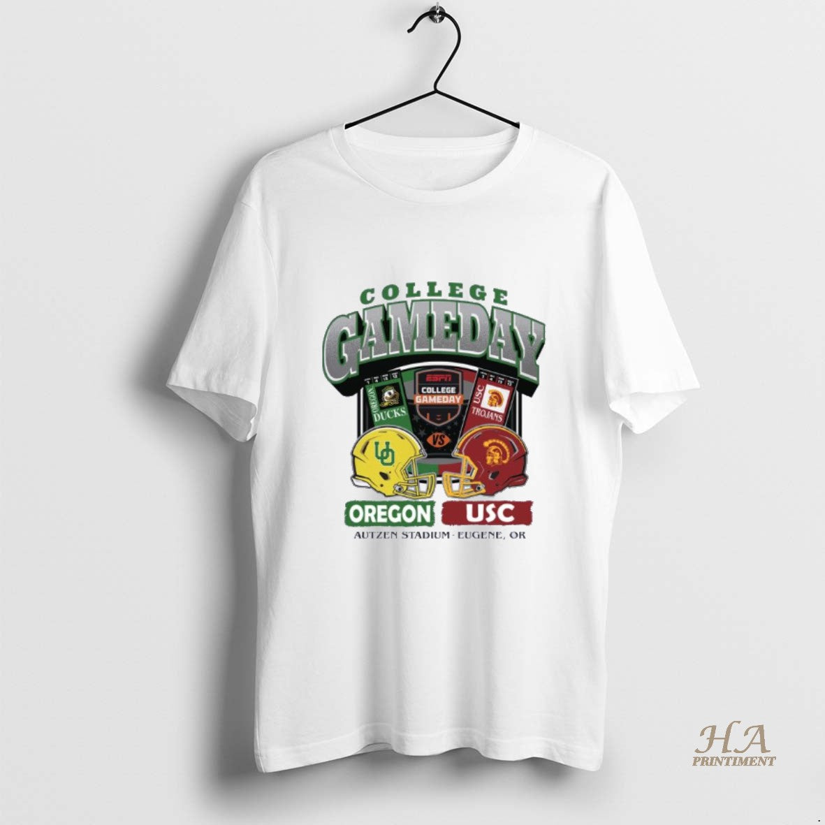 Official 2025 College Gameday Oregon Vs Usc Football Ticket