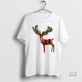 Official 2025 Decked Out Deer Hallmark Ornaments White
