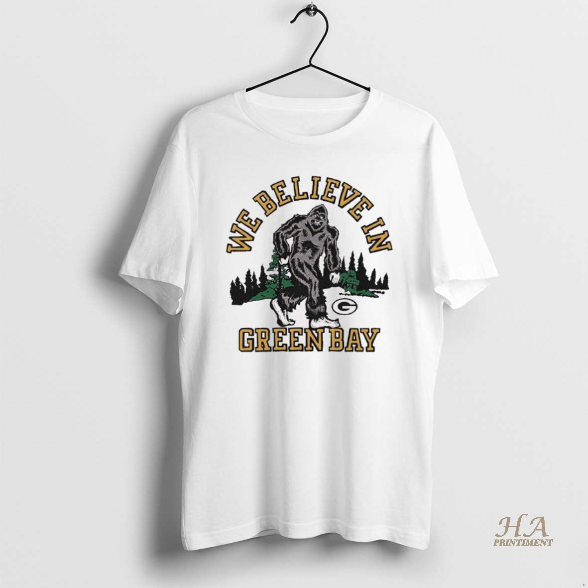 Official 2025 Green Bay Packers Homage We Believe In Green Bay Bigfoot