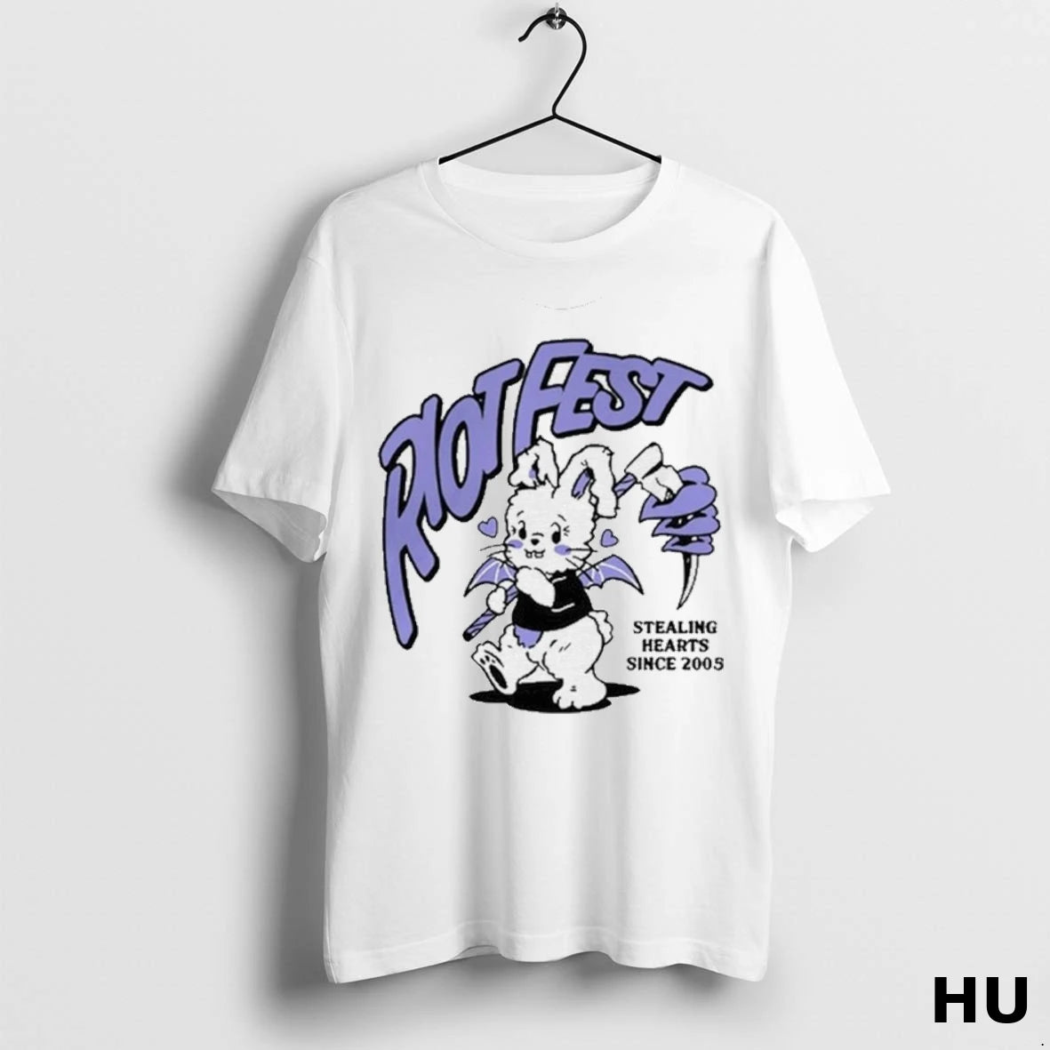 Official 2025 Riot Fest Stealing Hearts Since 2005 Painting T Shirt