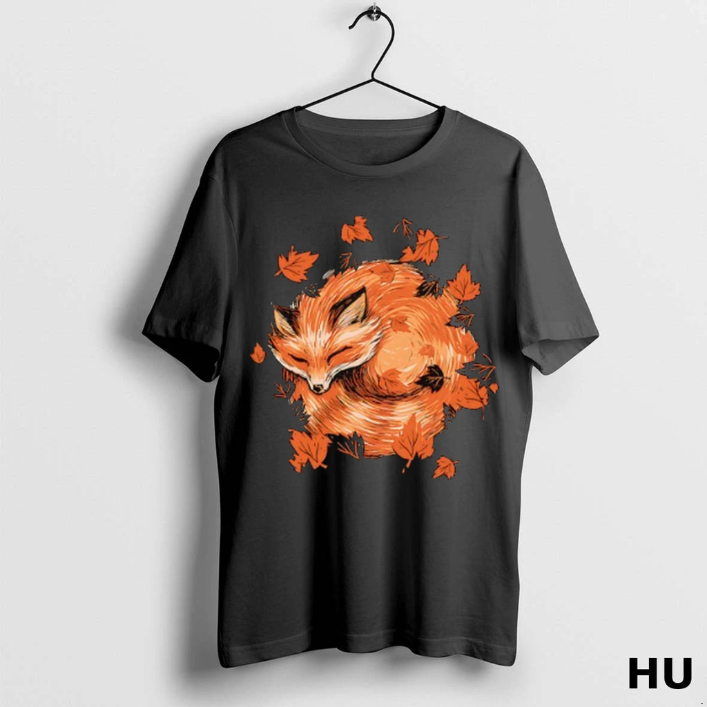 Official A Napping Fox A Whirlwind Of Leaves T Shirt