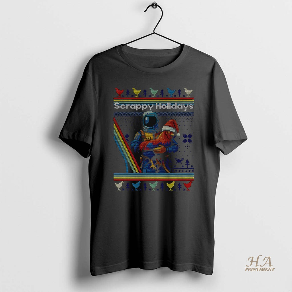 Official Arc Raiders Rooster Scrappy Holidays Merry Christmas