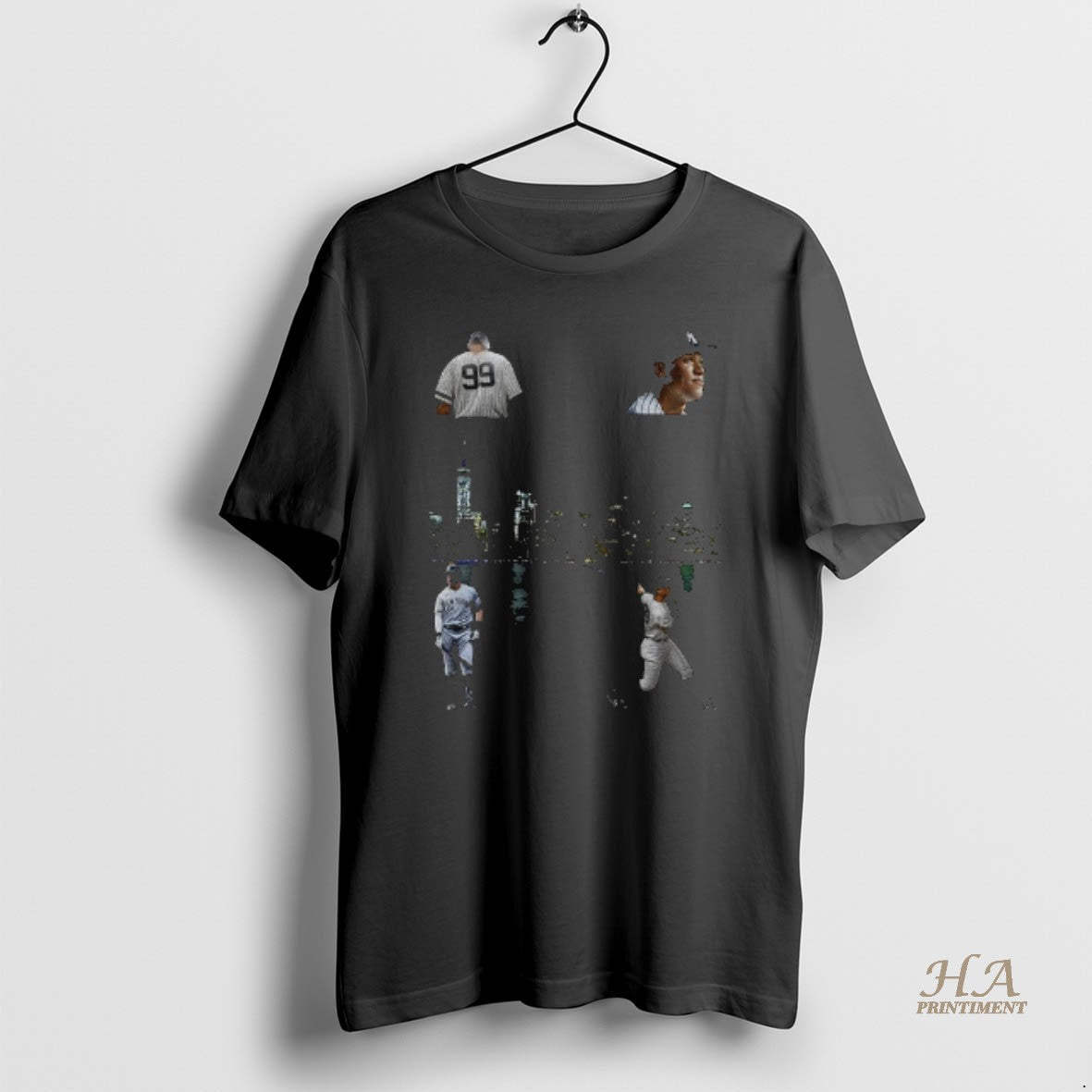 Official Aaron Judge 99 Mirror Goat New York Yankees Mlb Baseball 2025 Cartoon