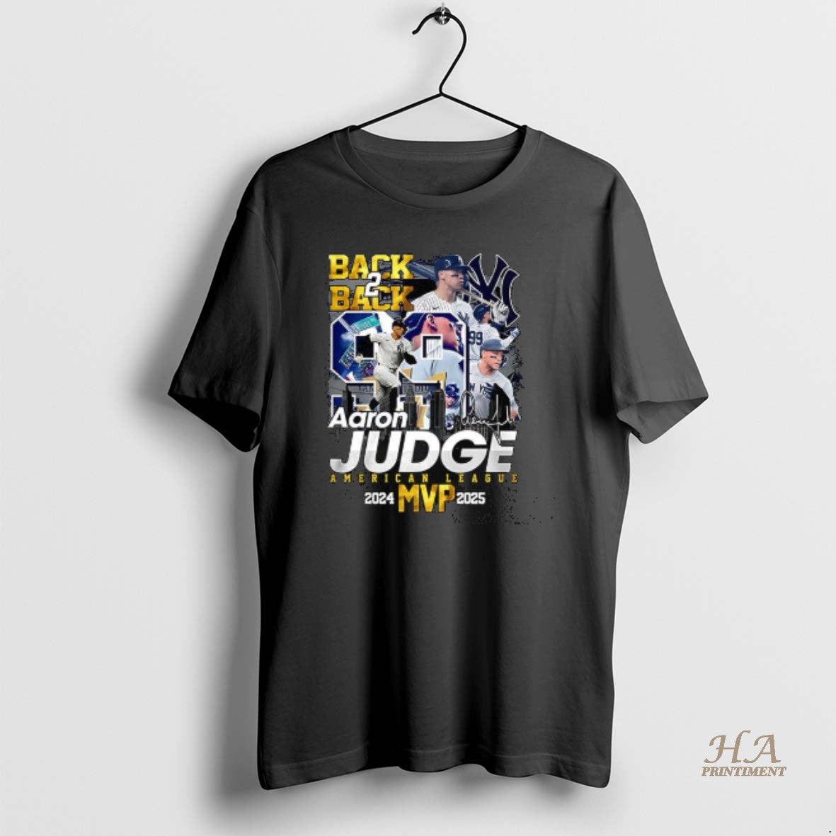Official Aaron Judge American League Mvp 2024 2025 Back 2 Back Signature