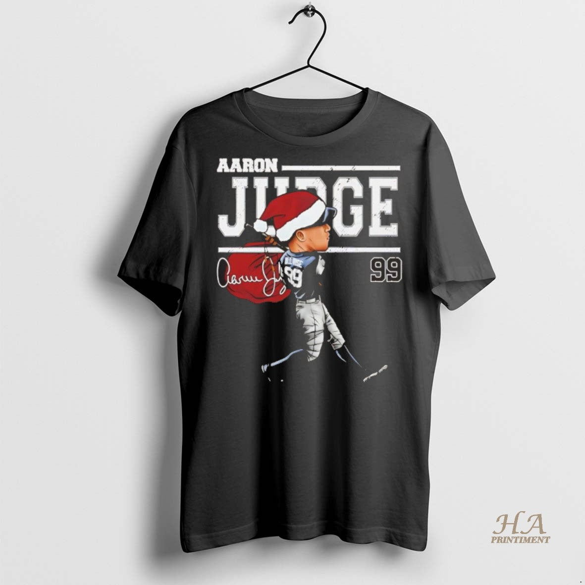 Official Aaron Judge Santa Cartoon New York Yankees Christmas Chriast Shirt