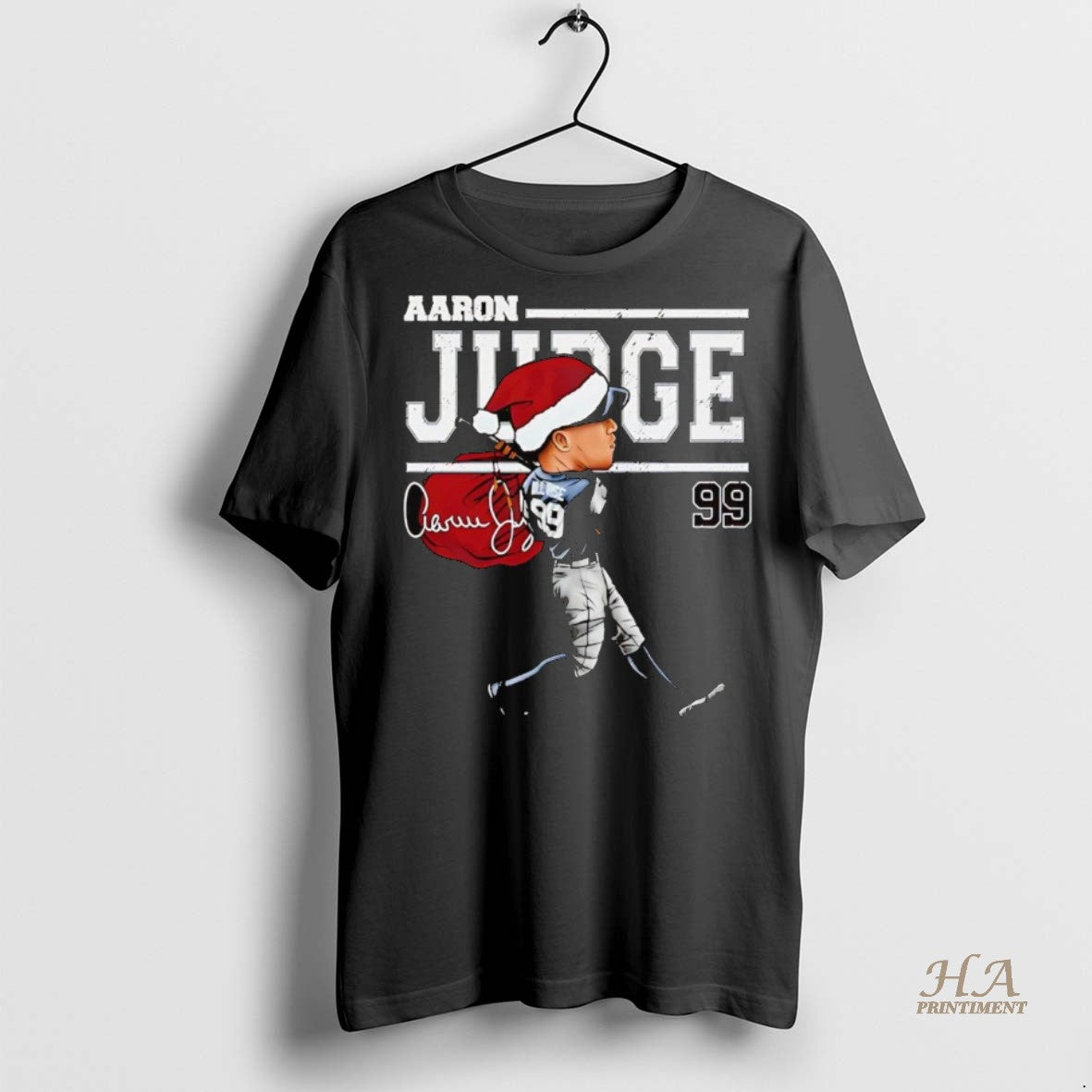 Official Aaron Judge Santa Cartoon New York Yankees Shirt