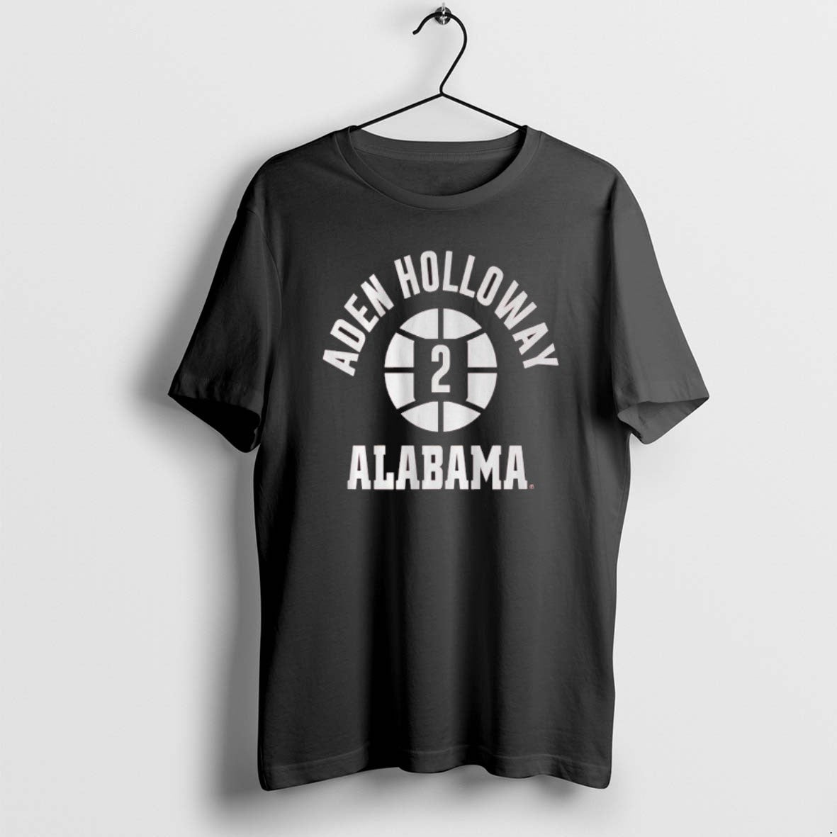 Official Alabama Basketball Aden Holloway Name Number Ball