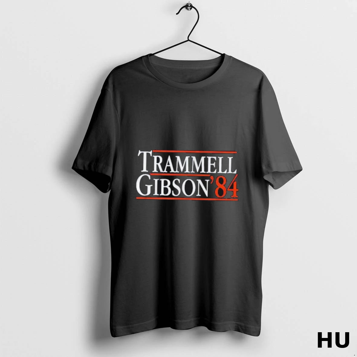 Official Alan Trammell And Kirk Gibson 84 Mlb Detroit Tigers T Shirt