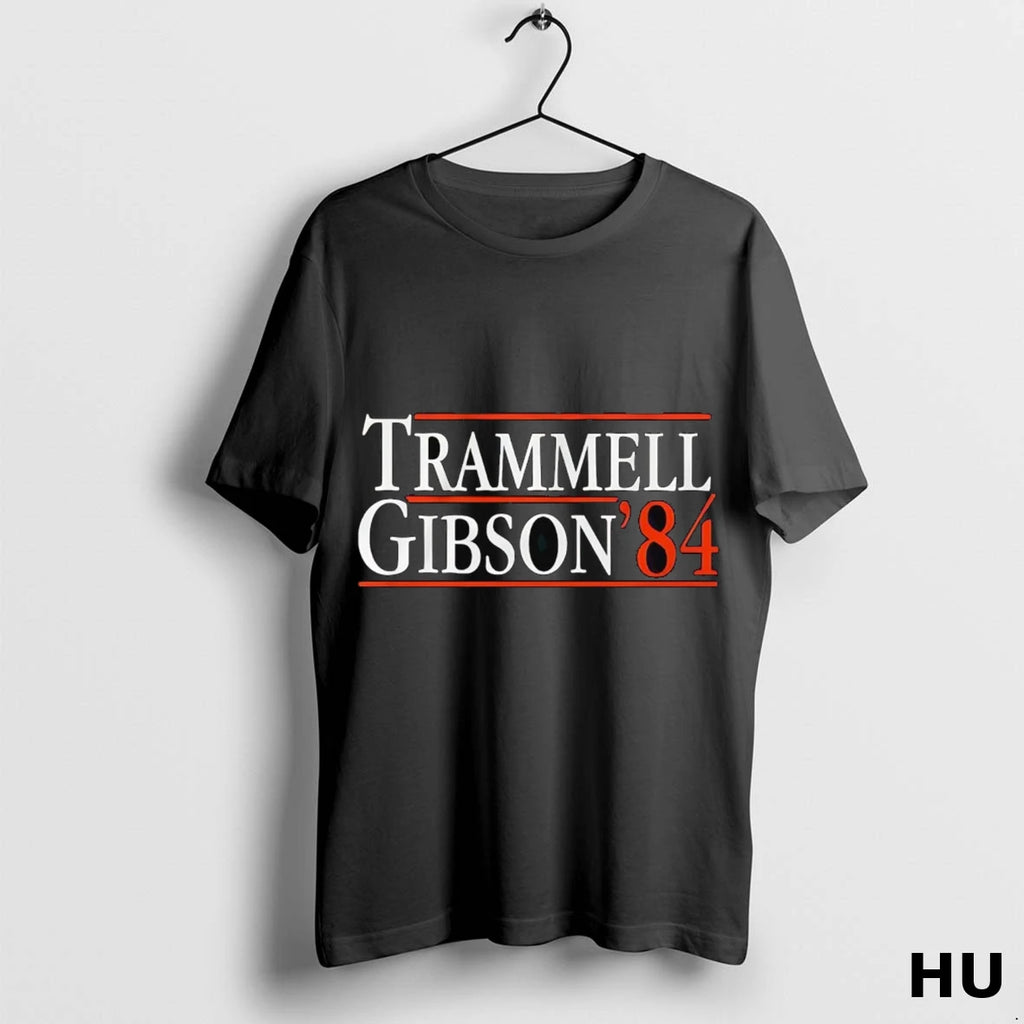 Official Alan Trammell And Kirk Gibson 84 Teammates Detroit Tigers T Shirt