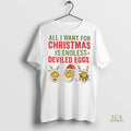 Official All I Want For Christmas Is Endless Deviled Eggs Christmas Shirt