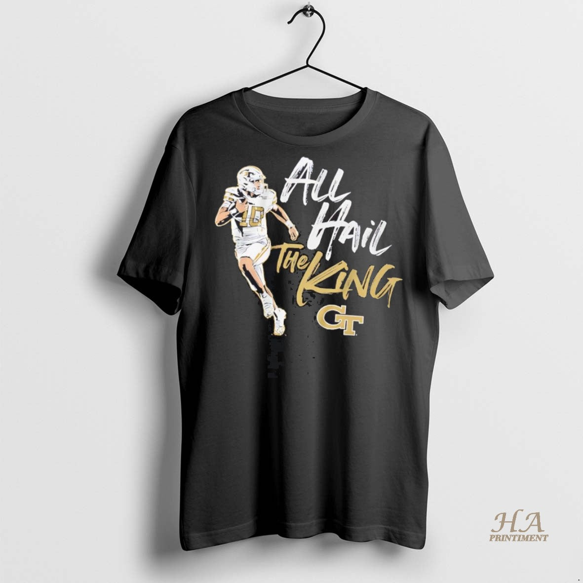 Official All Hail Jamal Haynes King Georgia Tech Yellow Jackets Shirt
