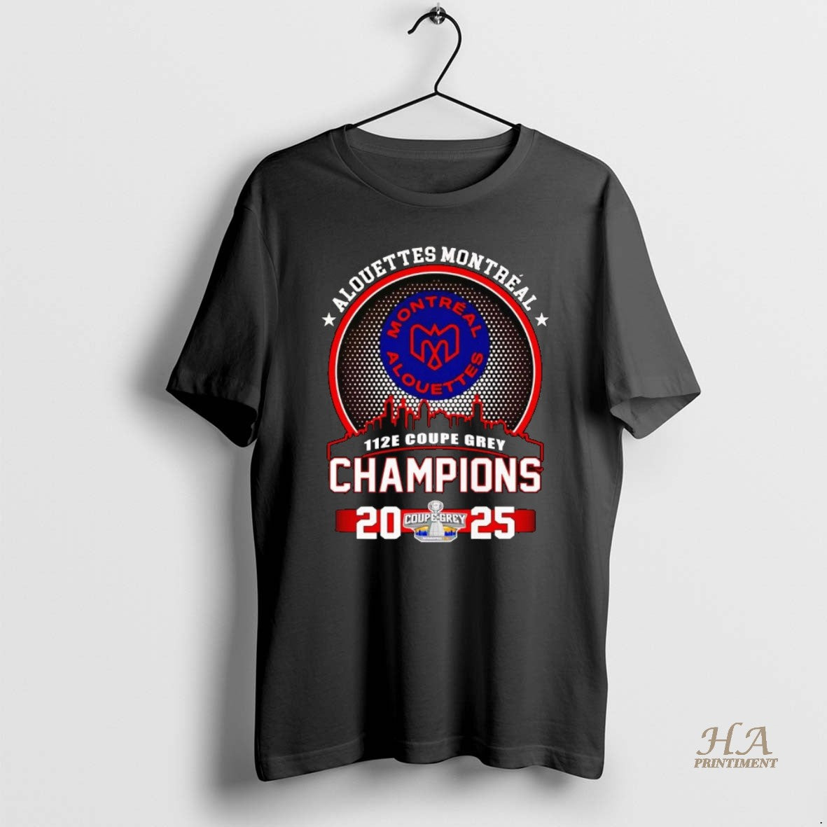 Official Alouettes Montreal 112e Coupe Grey Champions 2025