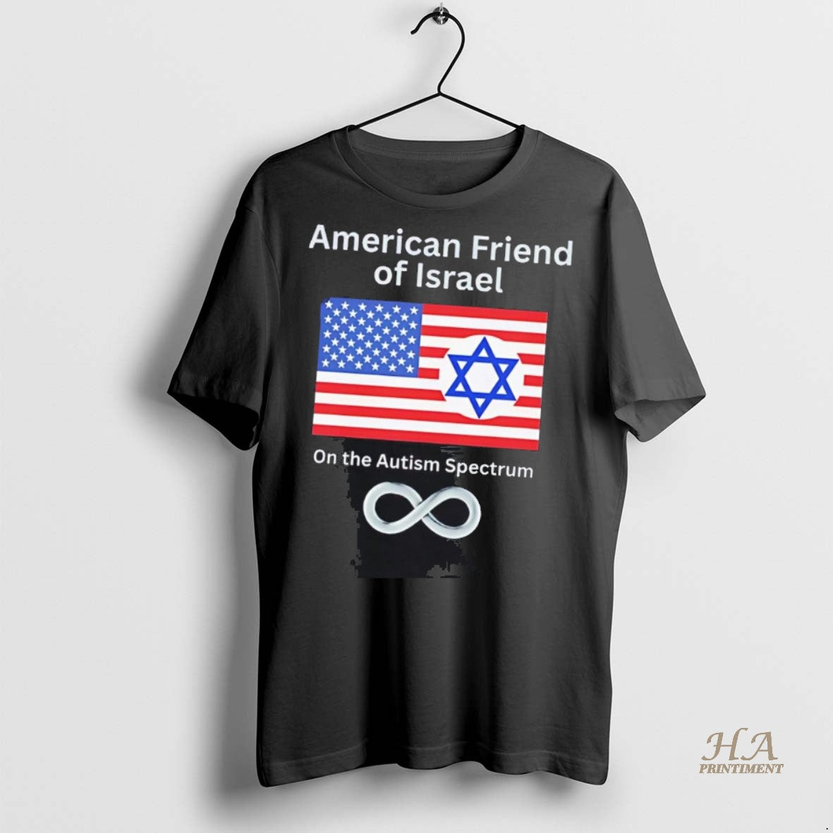 Official American Friend Of Israel On The Autism Spectrum Shirt