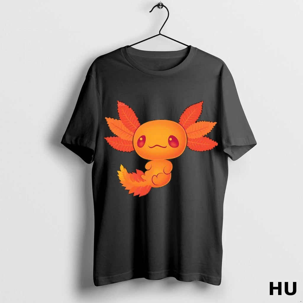 Official An Axolotl And Autumn Leaves T Shirt
