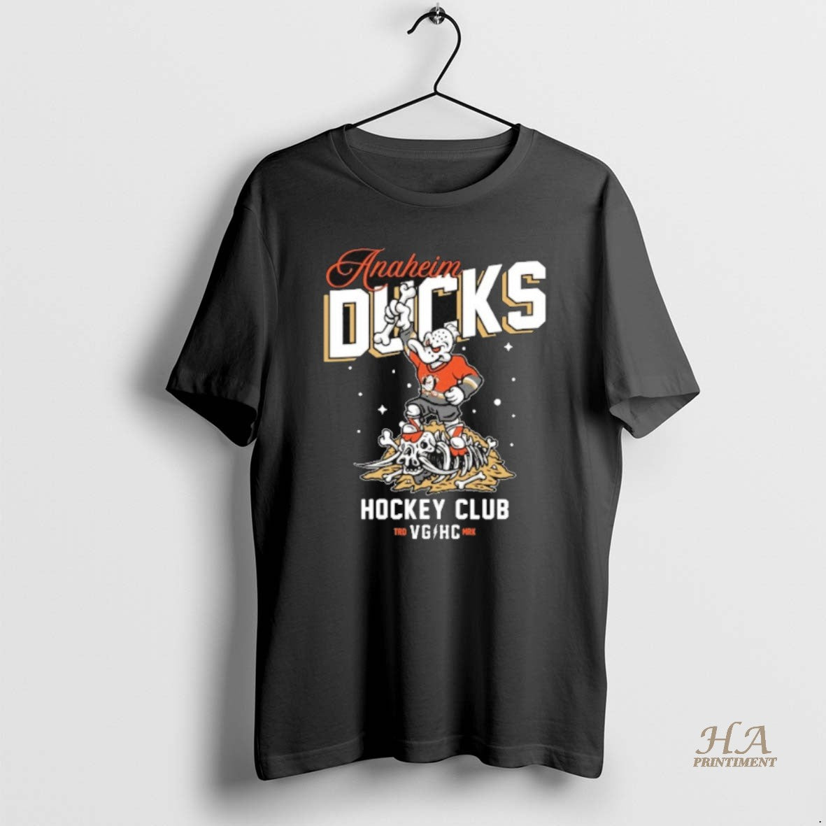 Official Anaheim Ducks Ww Pile Of Bones