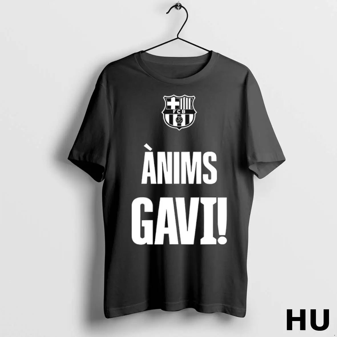 Official Anims Gavi Fc Barcelona Logo T Shirt