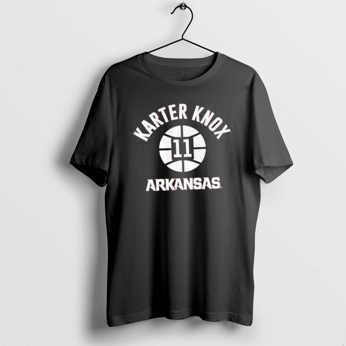 Official Arkansas Basketball Karter Knox Name Number Ball 11