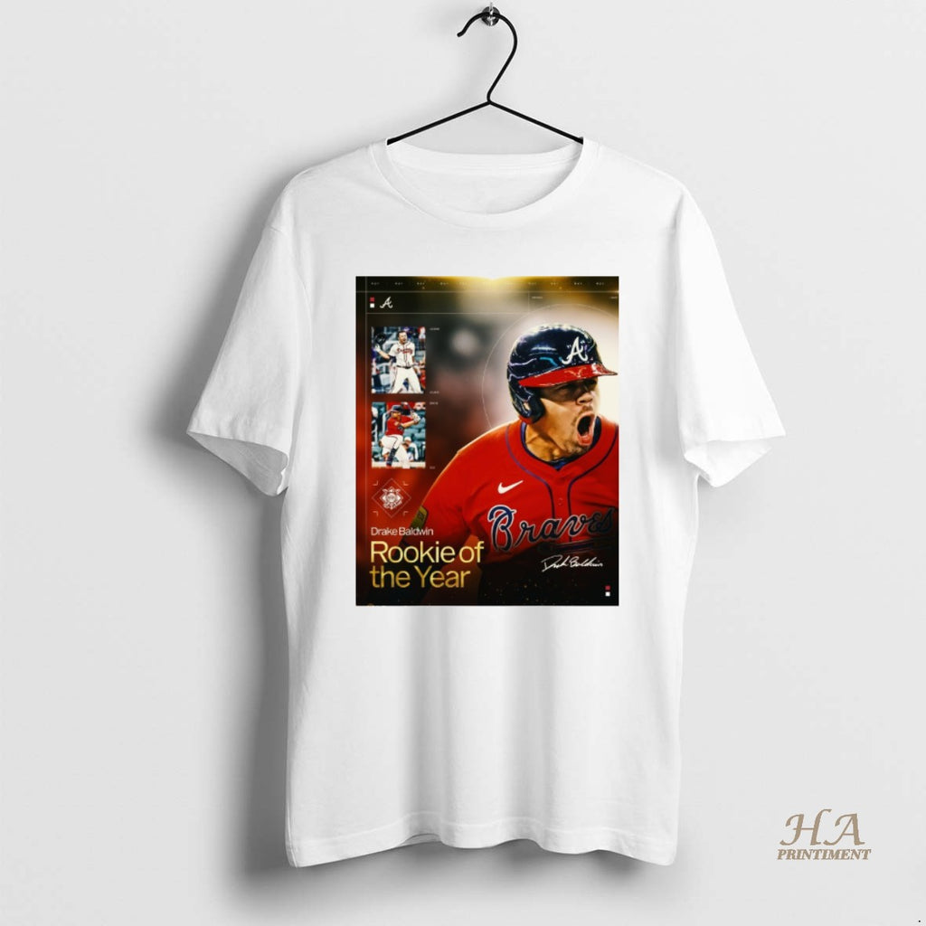 Official Atlanta Braves Drake Baldwin 2025 National League Rookie Of The Year Award Signature