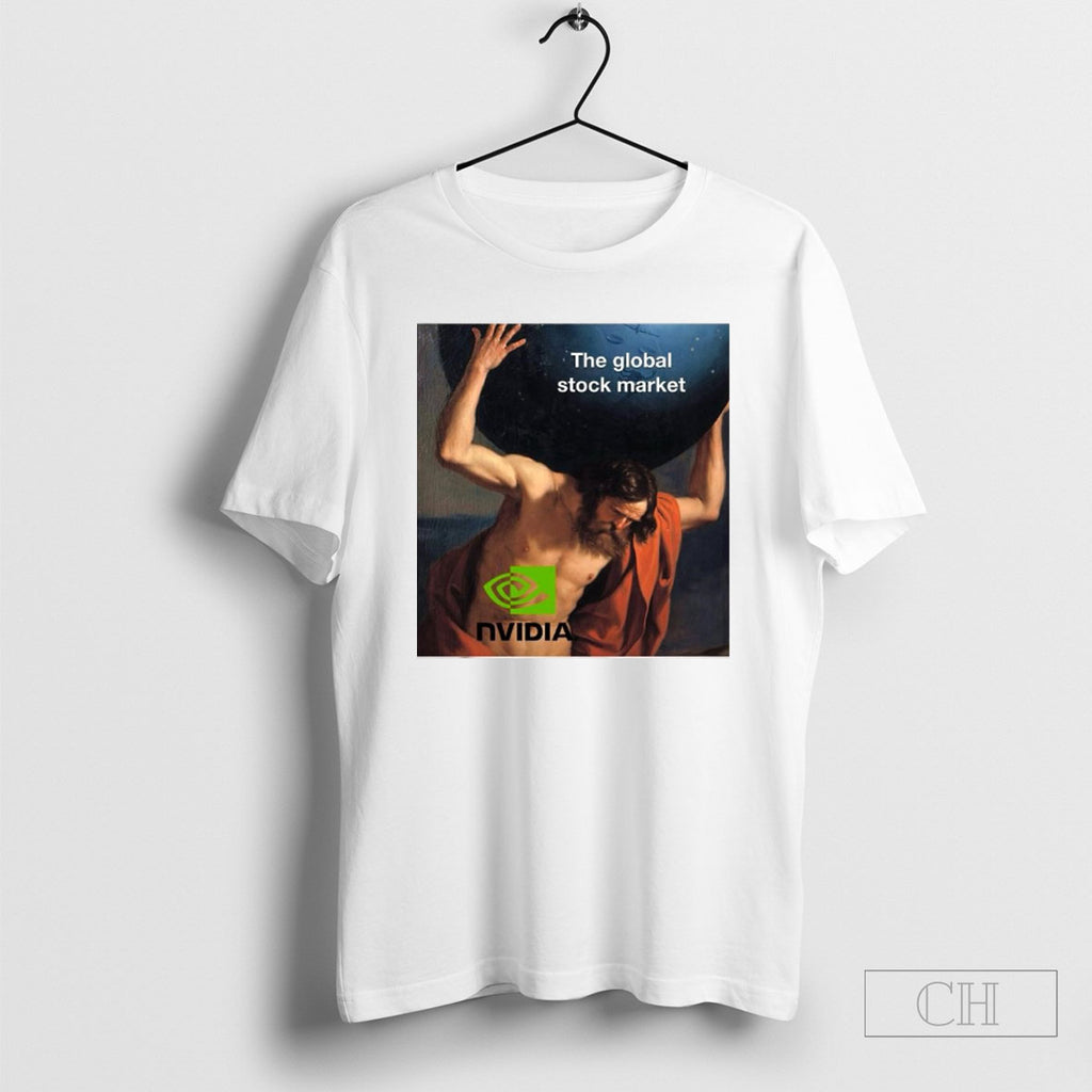 Official Awesome The Global Stock Market Nvidia Jesus Shirts