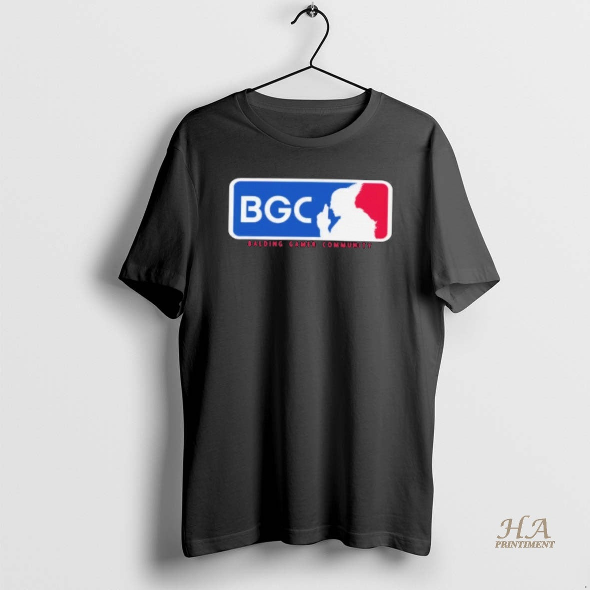 Official Bgc Balding Gamer Community Logo Parody