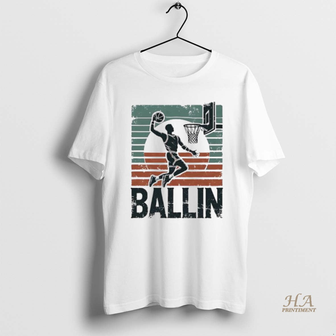 Official Ballin Slam Dunk Adult Basketball Vintage