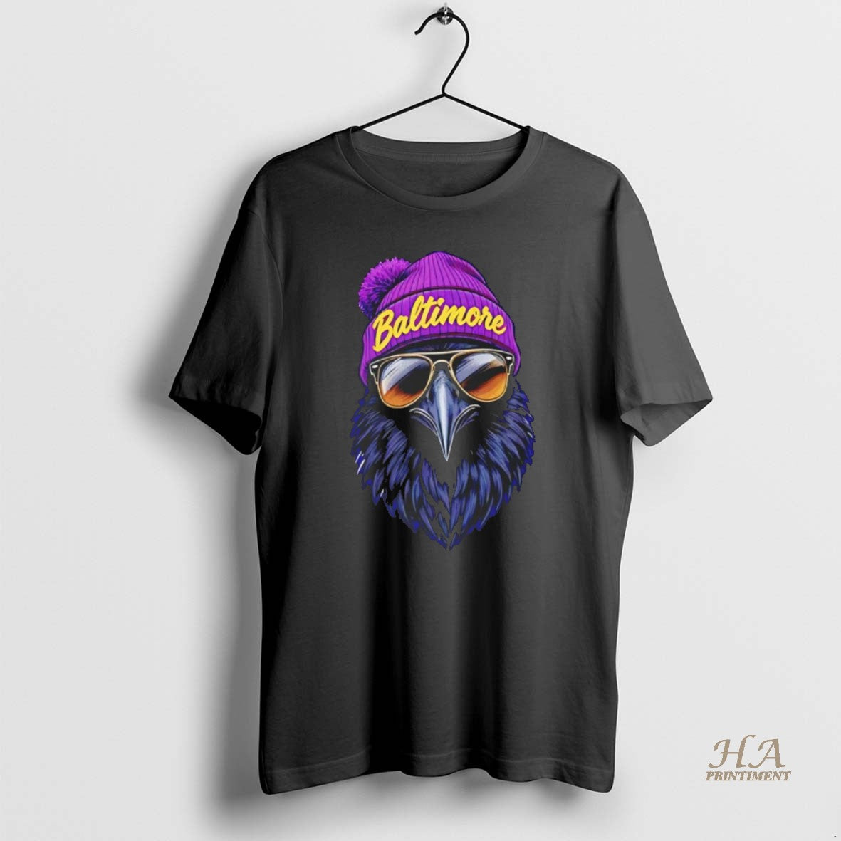 Official Baltimore Mascot Football Personalized Black Ornaments