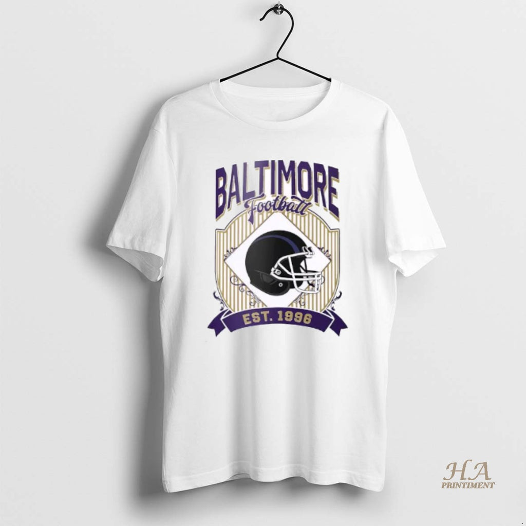 Official Baltimore Ravens Football Vintage Style Ornaments White