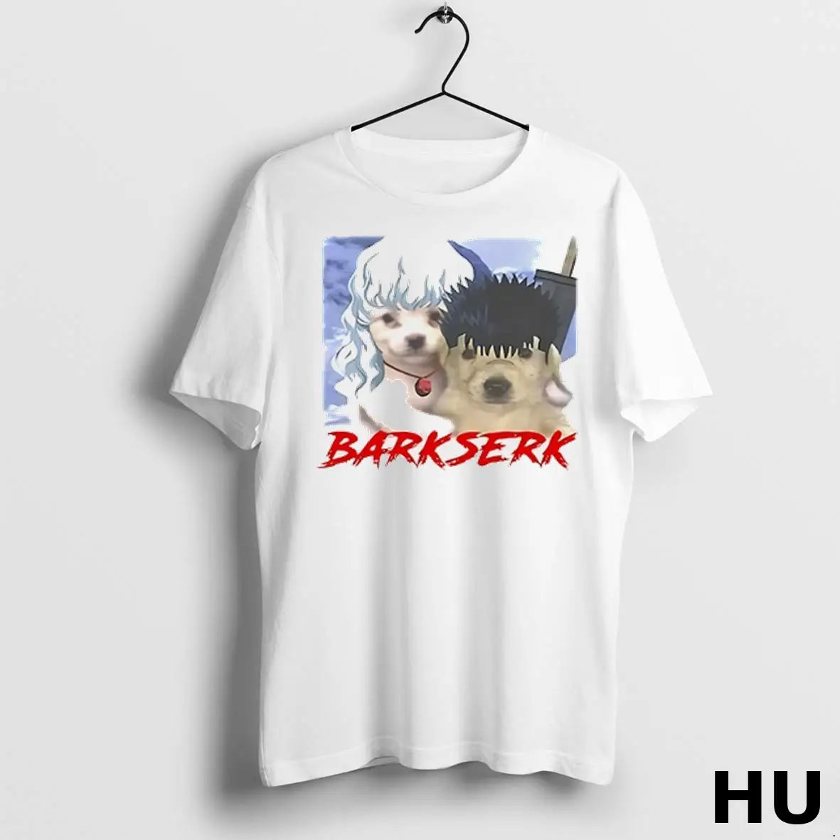 Official Barkserk Retro Anime Dogs T Shirt