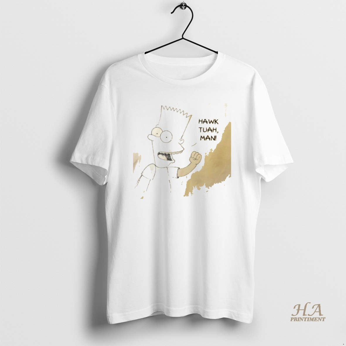 Official Bart Simpson The Simpsons Hawk Tuah Man