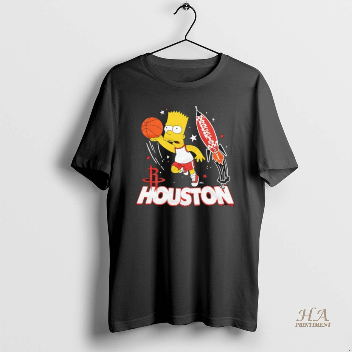 Official Bart Simpson X Houston Rockets Basketball