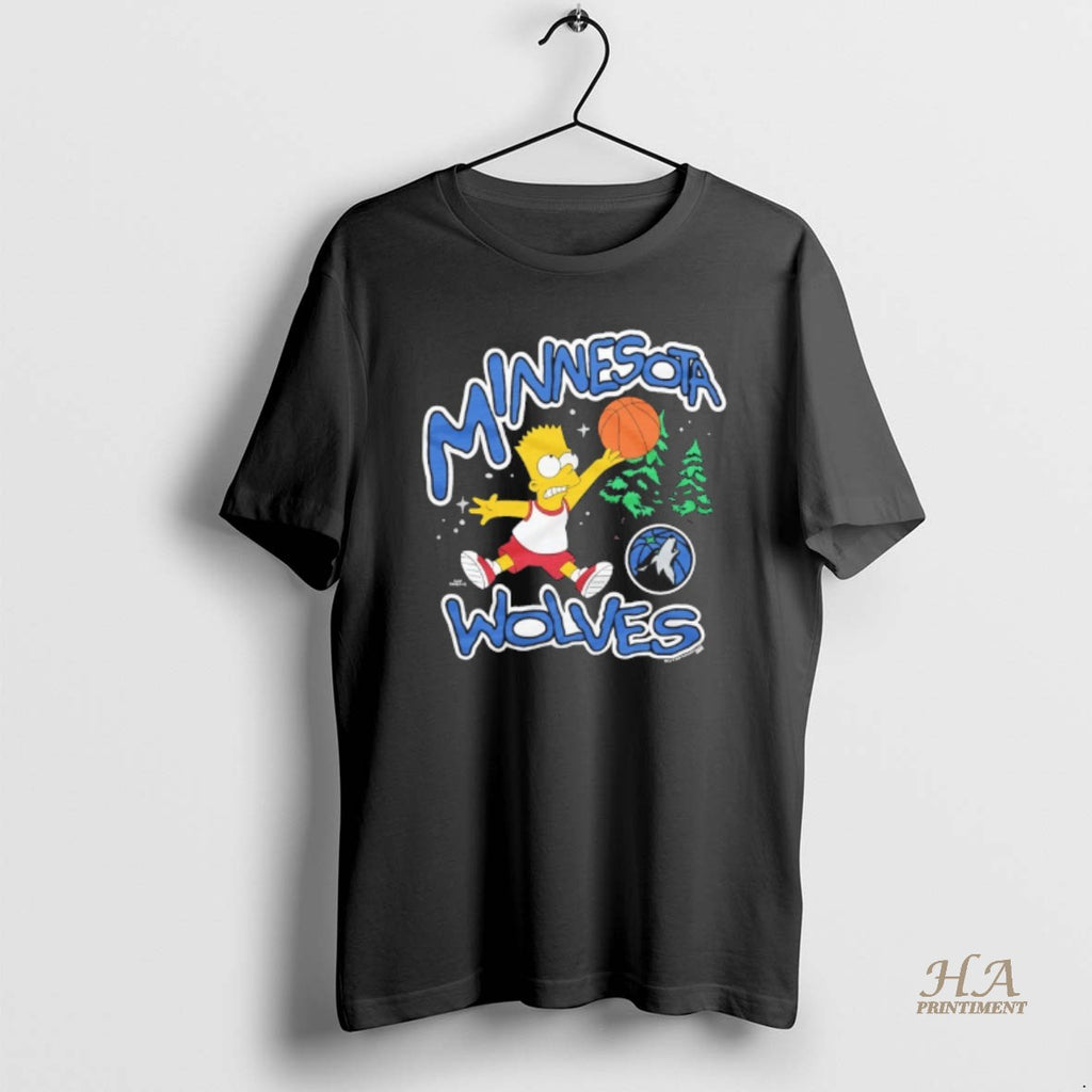 Official Bart Simpson X Minnesota Timberwolves Basketball