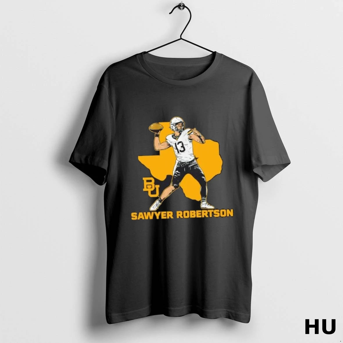 Official Baylor Football Sawyer Robertson State Star T Shirt