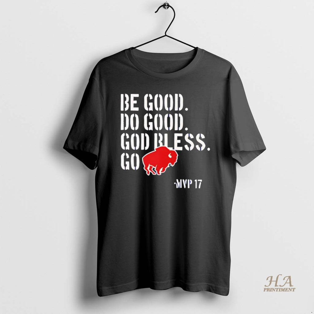 Official Be Good Do Good God Bless Go Mvp 17 Black Ornaments