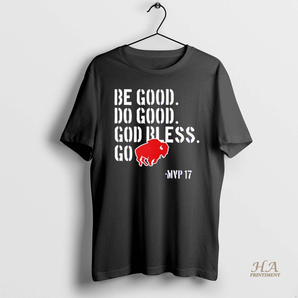 Official Be Good Do Good God Bless Go Mvp 17 Black Ornaments