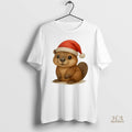 Official Beaver Baby Christmas Personalized Ornaments White